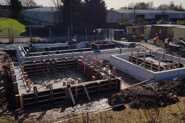 Concrete building foundations by ICL Formwork